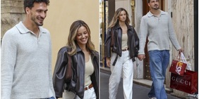 Hummels, una passeggiata in centro a Roma con la fidanzata influencer: cosa hanno comprato