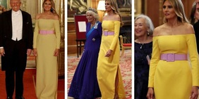 Melania Trump, l'abito giallo fa scalpore ma nasconde un messaggio importante