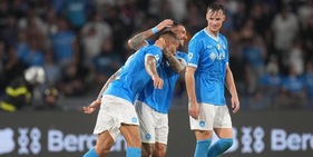 Napoli-Pisa 3-2: tris con Gilmour, Spinazzola e Lucca, Conte è primo