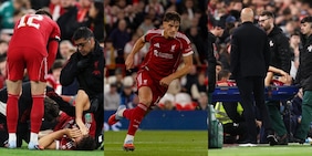 Leoni, esordio da incubo con il Liverpool: la fotosequenza del terribile infortunio in Carabao Cup