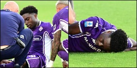 Fiorentina, grave infortunio per Lamptey: lacerazione del legamento crociato