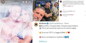 Dalla fidanzata Noemi Bocchi agli amici vip: quanti auguri per Francesco Totti