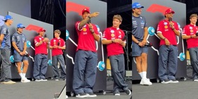 Hamilton e la battuta a Singapore: "Qualcuno ha sicuramente scor...". La reazione di Leclerc e Sainz