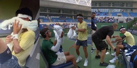 Paura a Shanghai: Comesana si accascia e Musetti lo soccorre, poi i medici gli misurano la pressione...