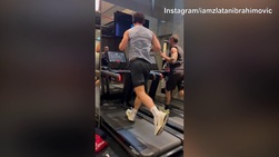 Corsa sul tapis-roulant per Zlatan Ibrahimovic!