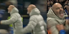 Maresca alla Mourinho: la pazza corsa dopo il gol di Estevão al 95'