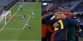 Magia di Ekhator contro il Napoli: gol di tacco nella prima da titolare con il Genoa