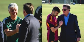 Dan Friedkin a Roma: l'abbraccio con Gasperini e la squadra a Trigoria