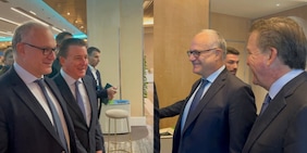 Friedkin e Gualtieri, l'incontro a Roma: tutte le foto in esclusiva