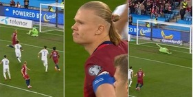 Haaland come Dovbyk: sbaglia due rigori di fila in Norvegia-Israele