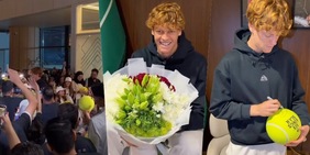 Sinner, un'accoglienza da emiro in Arabia: lo sbarco di Jannik a Riyad per il Six Kings Slam