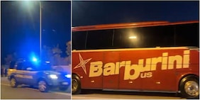 Italia-Israele, l'arrivo del pullman ospite ad Udine