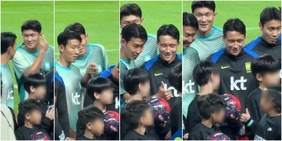 Il piccolo tifoso sorprende Son con una dolce dedica sui capelli: il siparietto in campo è virale