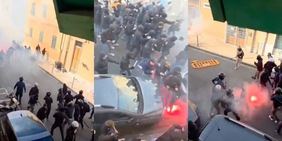 Pisa-Verona: scontri e incidenti tra le tifoserie prima del match di Serie A