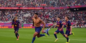 Ronald Araujo fa il Lewandowski: Barcellona-Girona 2-1