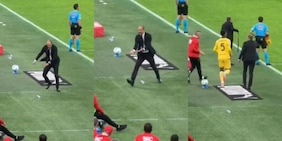 Allegri tarantolato in panchina durante Milan-Fiorentina: che urlacci a De Winter prima di entrare!