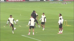 Juventus, Tudor e la squadra in campo alla Continassa verso il Real Madrid