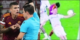 Moviola Roma-Viktoria Plzen, l'arbitro Meler non arbitra più in Champions e si vede: tutti i suoi errori