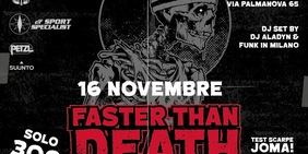 Faster than Death Run 2025, Milano corre di sera domenica 16 novembre 2025