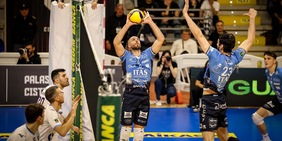 Civitanova ferma Trento, Perugia sola al comando