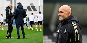 Spalletti, primo allenamento con la Juve e colloquio in campo con Modesto