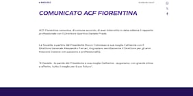 Ufficiale: Fiorentina, via Pradé