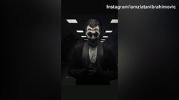 Ibra versione Halloween, che paura!