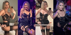 Elena Barolo più sexy che mai: l'ex velina in intimo nero per il burlesque
