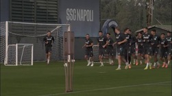 Il Napoli prepara la sfida all'Eintracht