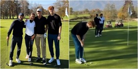 Sinner si dà al golf prima delle Atp Finals: va in buca e accende la sfida con De Minaur