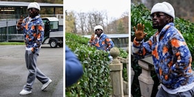 È un centrocampista della Serie A o un rapper? Le foto virali in Francia