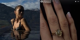 Sinner e Laila Hasanovic sempre più innamorati: spunta l'anello e si scatena il gossip