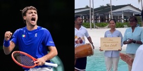 Cobolli, che accoglienza alle Maldive: c'entra il trionfo in Coppa Davis