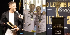 EA7 World Legends Padel Tour 2025: Toni e Ceccarelli campioni del Mondo, Totti mvp delle Finals