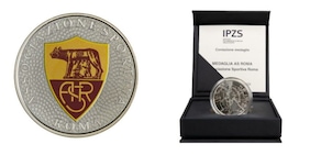 Roma, c'è la medaglia ufficiale a tiratura limitata: il numero di pezzi non è casuale