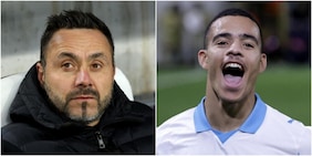 De Zerbi: "Greenwood il più forte in Europa, può ambire al Pallone d'Oro". Poi scherza sul suo francese: "Vorrei..."