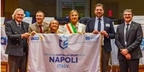 Napoli Capitale Europea dello Sport 2026 protagonista al Parlamento Europeo dell’Annual Awards Gala di ACES
