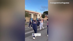 Milano-Cortina 2026, Olbia: Melissa Satta porta la fiamma olimpica