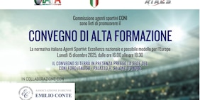 L'agente sportivo nel calcio: il convegno