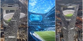 Il folle progetto arabo: uno stadio sospeso nel vuoto per i Mondiali del 2034!