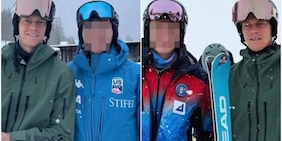 Sinner e la vacanza sugli sci in Val Gardena: gli scatti con i tifosi sono virali