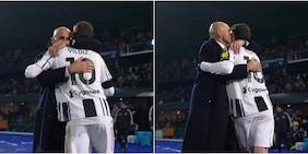 Spalletti bacia Yildiz durante Pisa-Juve: la foto è virale