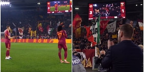 La meravigliosa decisione dei giocatori della Roma per De Rossi sotto la Sud dopo la partita: tifosi in lacrime