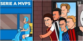 McTominay su una vespa azzurra e la lotta serrata per lo scudetto: il cartone è virale