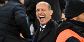 Il Milan soffre, la battuta di Allegri in panchina allo staff: "Non abbiamo iniziato male..."