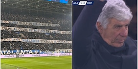 La bellissima accoglienza dei tifosi dell'Atalanta a Gasperini prima della sfida con la Roma