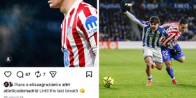 L'Atletico Madrid e il mistero del post con la foto di Raspadori: c'è il like della compagna. Romanisti furiosi