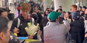 Sinner atterrato in Corea: che accoglienza in aeroporto!