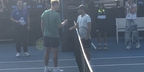 Vagnozzi a sorpresa in campo al Million Dollar 1 Point Slam: poteva sfidare Sinner!