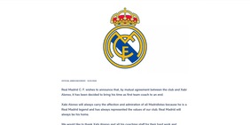 Ufficiale: Xabi Alonso non è più l'allenatore del Real Madrid